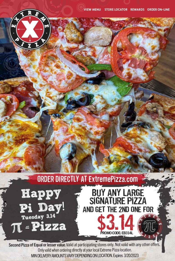 Extreme Pizza Pi Day
