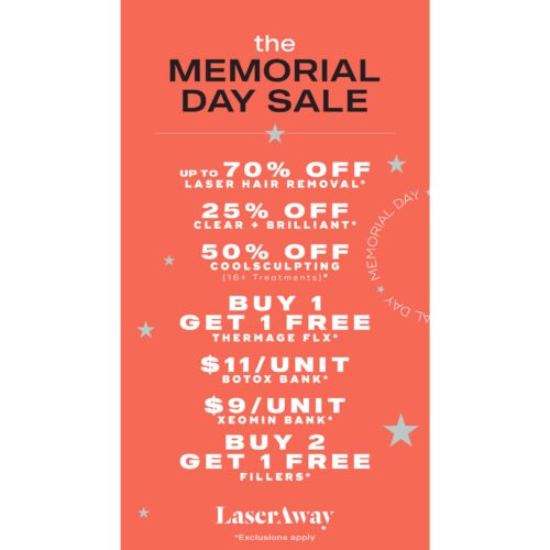 LaserAway Memorial Day Sale