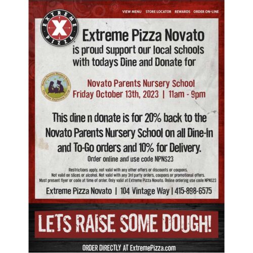 extreme pizza dine & donate
